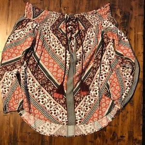 Knox Rose Tops - Boho off the shoulders top Knox Rose Tops - Boho off the shoulders top